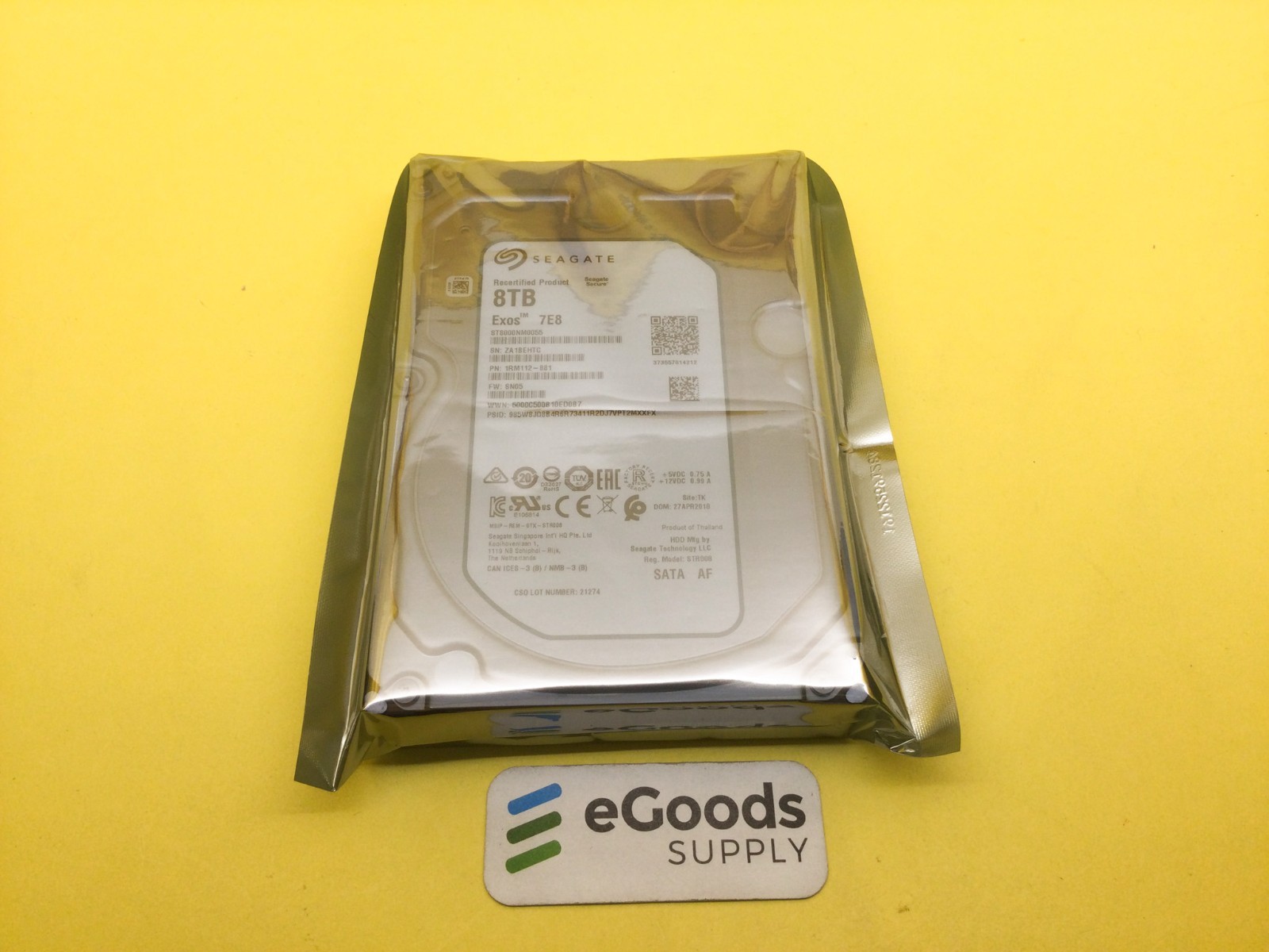 ST8000NM0055 Seagate Enterprise 8TB 3.5" 7200 RPM SATA III Internal HDD new