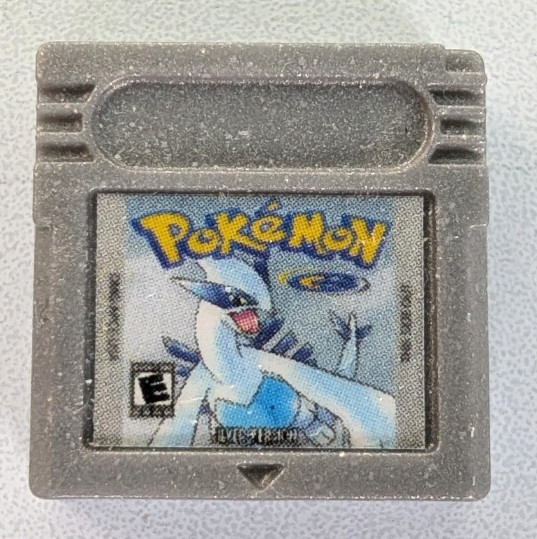 Blue Bomber Fox - Gameboy Keycap Artisan (Pokemon Silver)