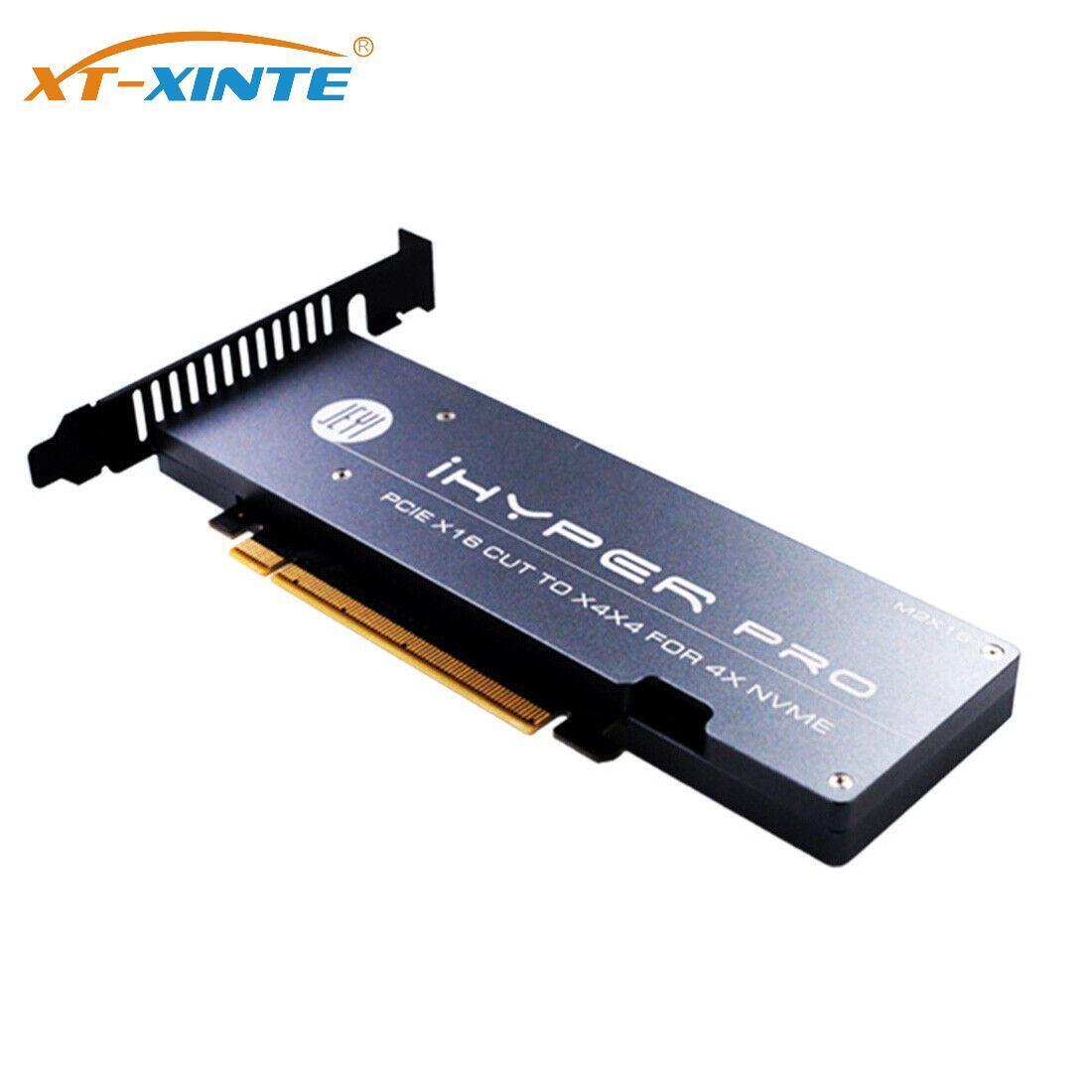 JEYI iHyper-Pro M.2 X16 to 4X NVME Disk RAID Card NVMEx4 Array Expansion Card