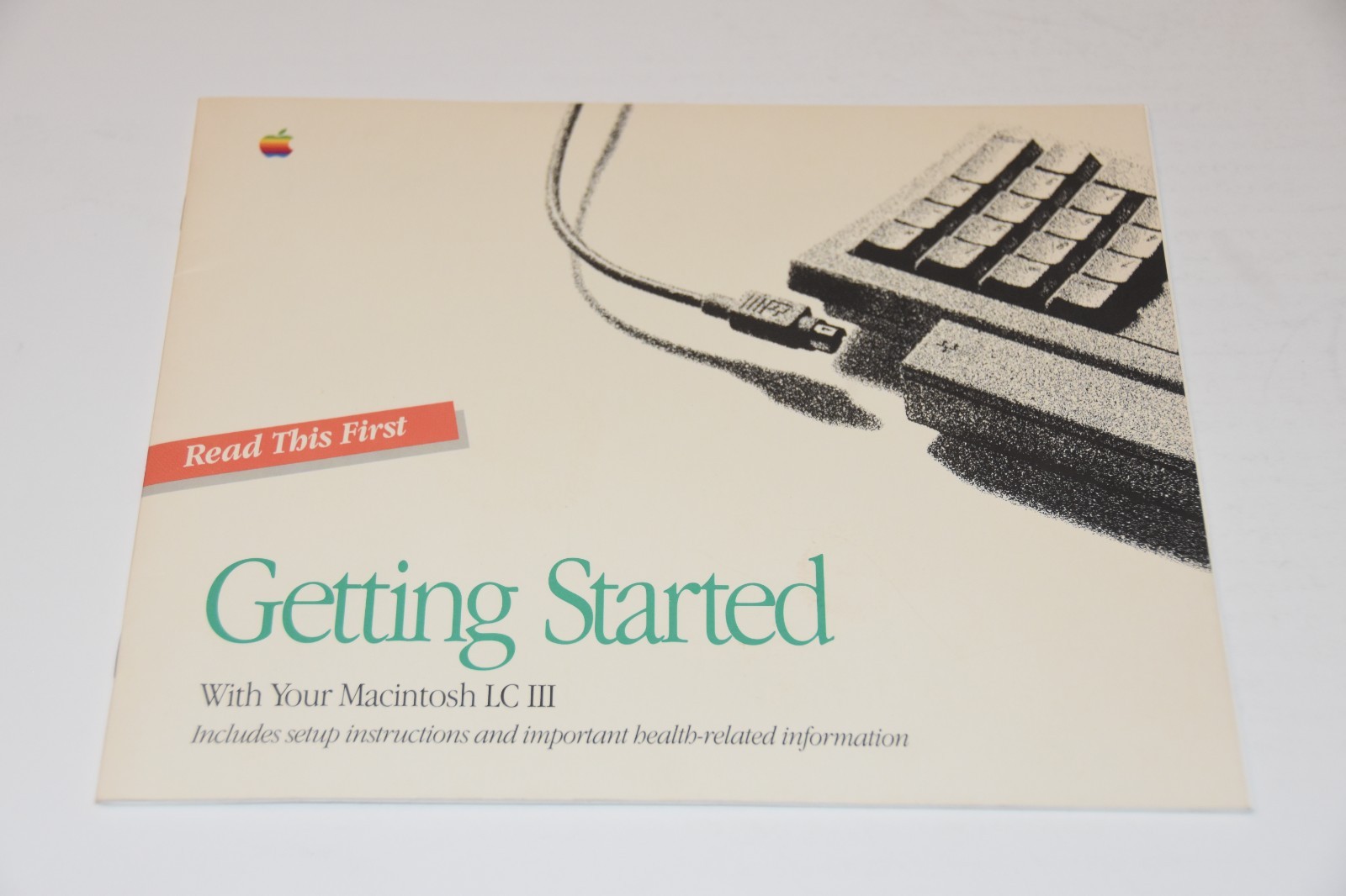 vintage 1992 Apple Getting Started with Your Macintosh LCIII Manual 030-2927-A