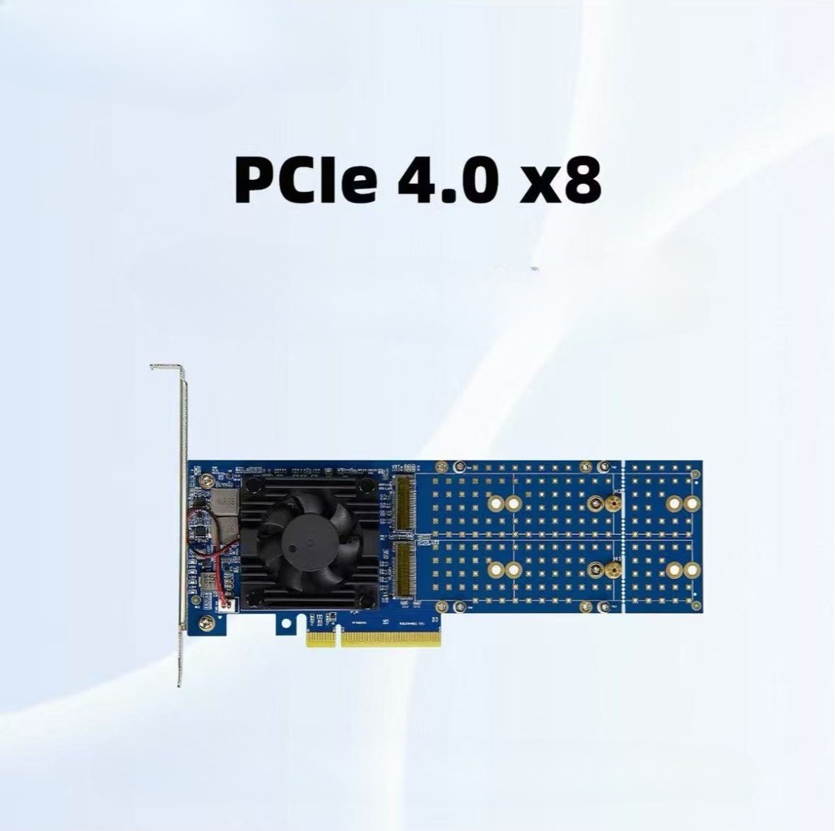 PEX88024 M.2 NVMe SSD PCIe x8 Adapter WITH PLX88024 PCI-E 4.0 4 Port M.2 US