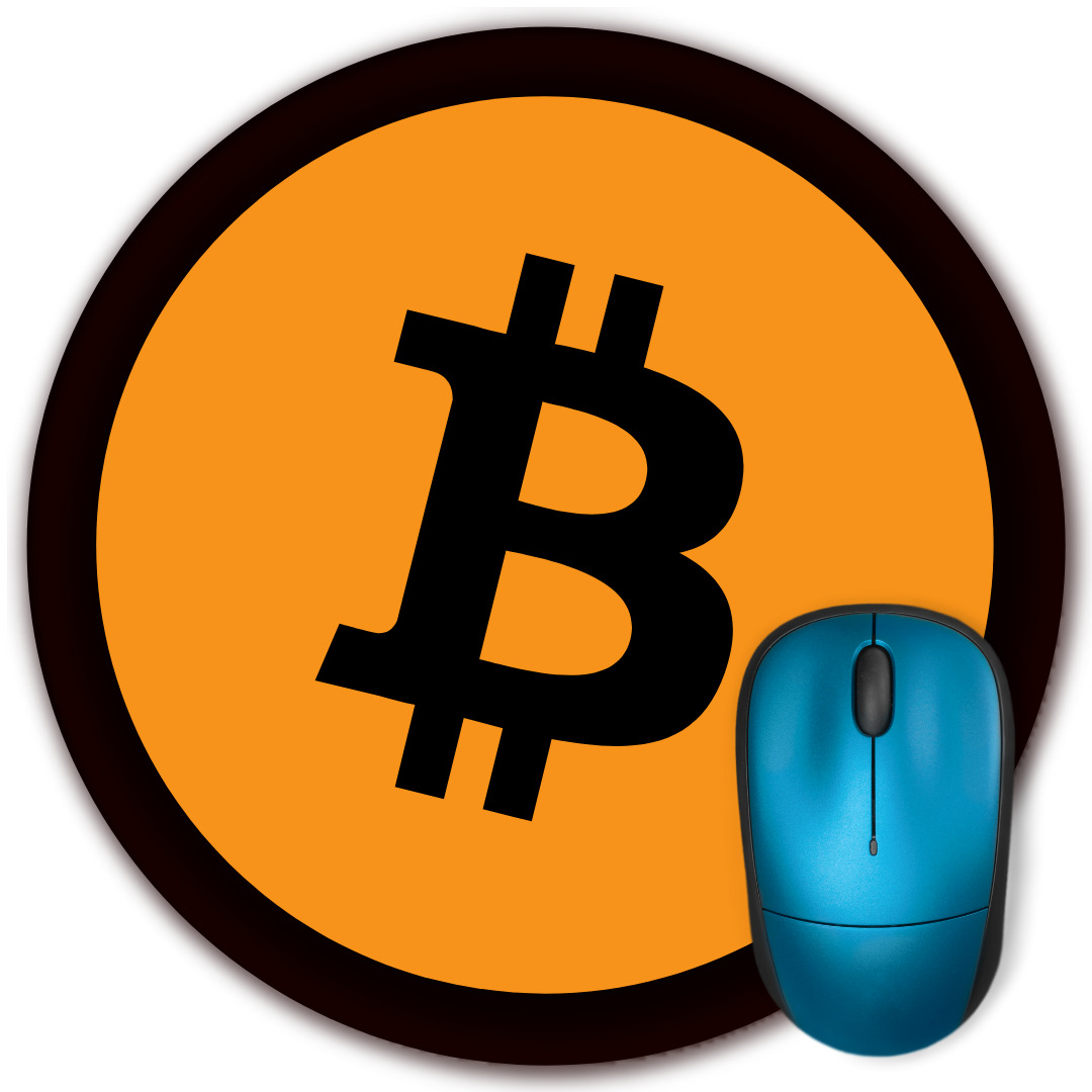 Bitcoin Round Mouse pad