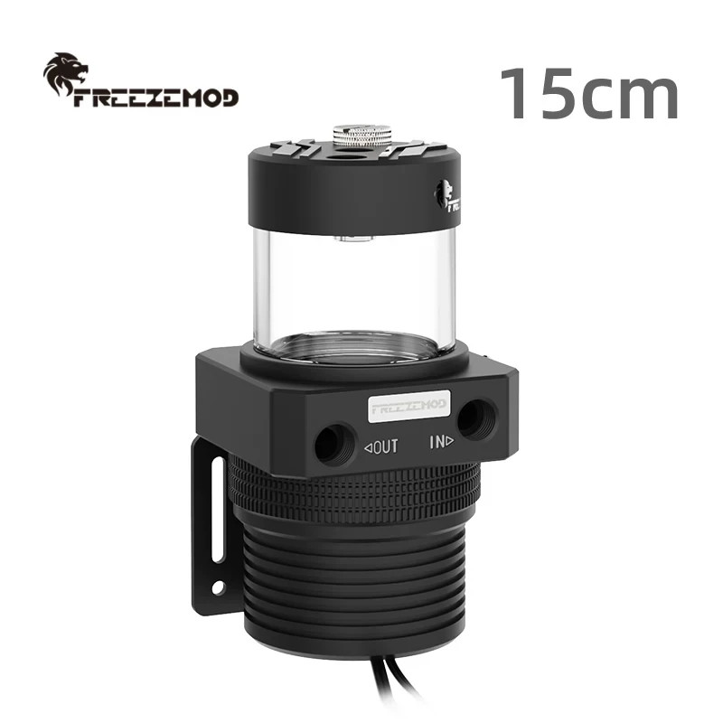 FreezeMod 200mm 250mm Reservoir with D5 Pump 1100L/H G1/4" for Water Cooling