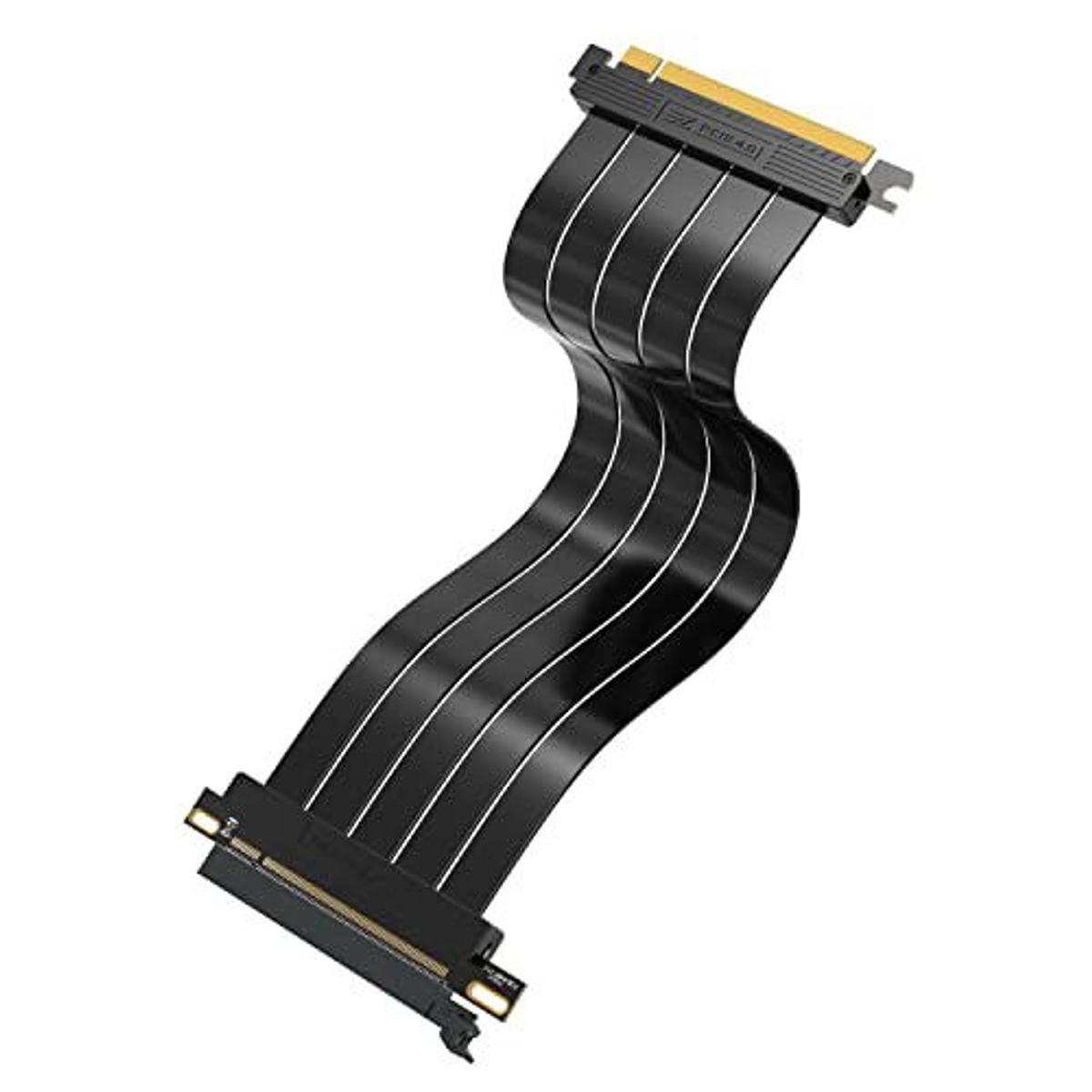 EZDIY-FAB PCIe 4.0 x16 GPU Riser Extension Cable 30cm 11.8in Straight Connector