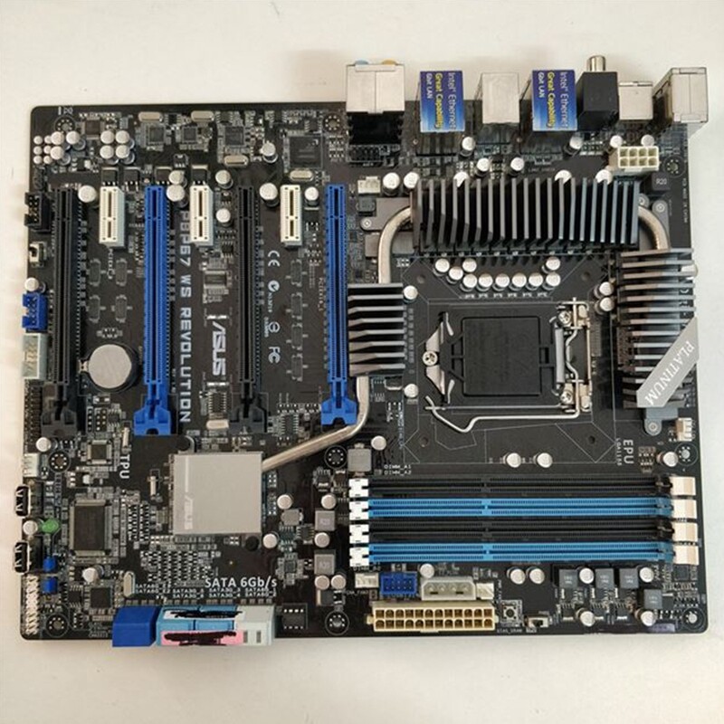 For ASUS P8P67 WS Revolution LGA1155 DDR3 ATX Motherboard