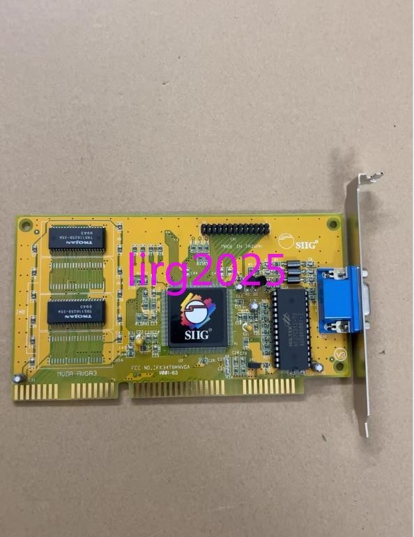 1pc used ISA graphics card SIIG MVGA-AVGA3