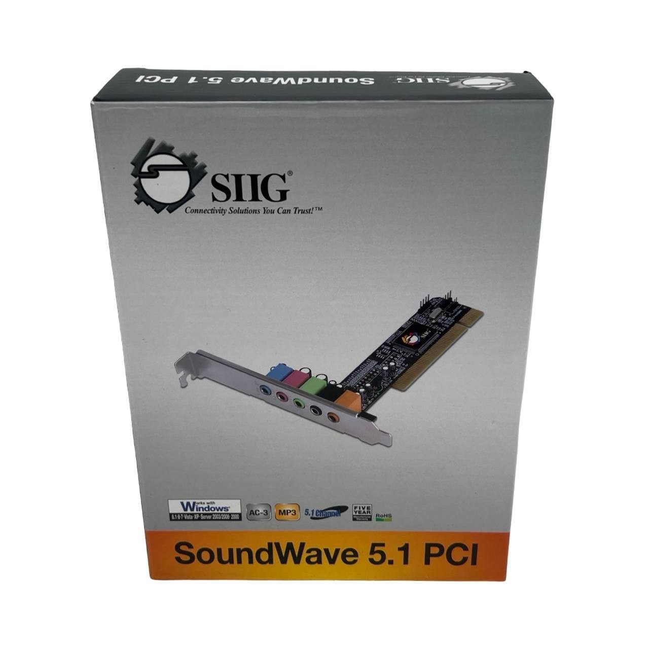 SIIG SoundWave 5.1 PCI Sound Card IC-510012