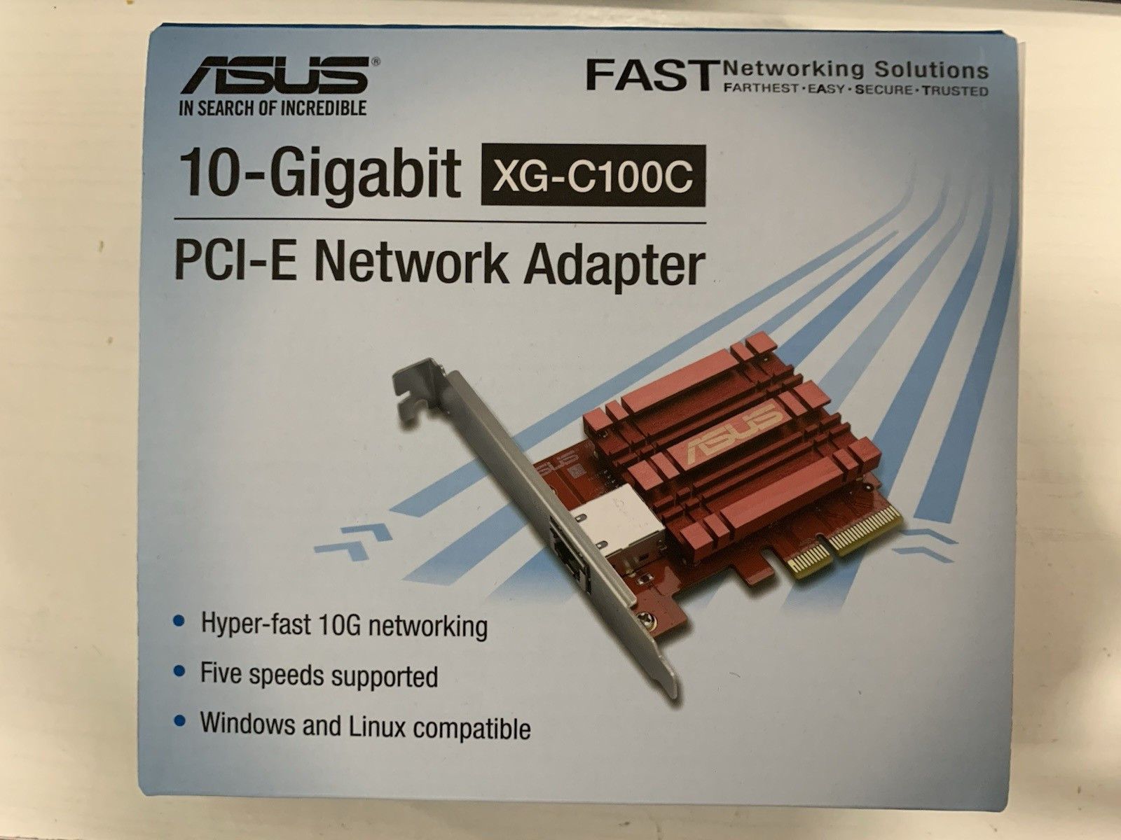 ASUS Xg-c100c 10g Network Adapter Pci-express X4 Card