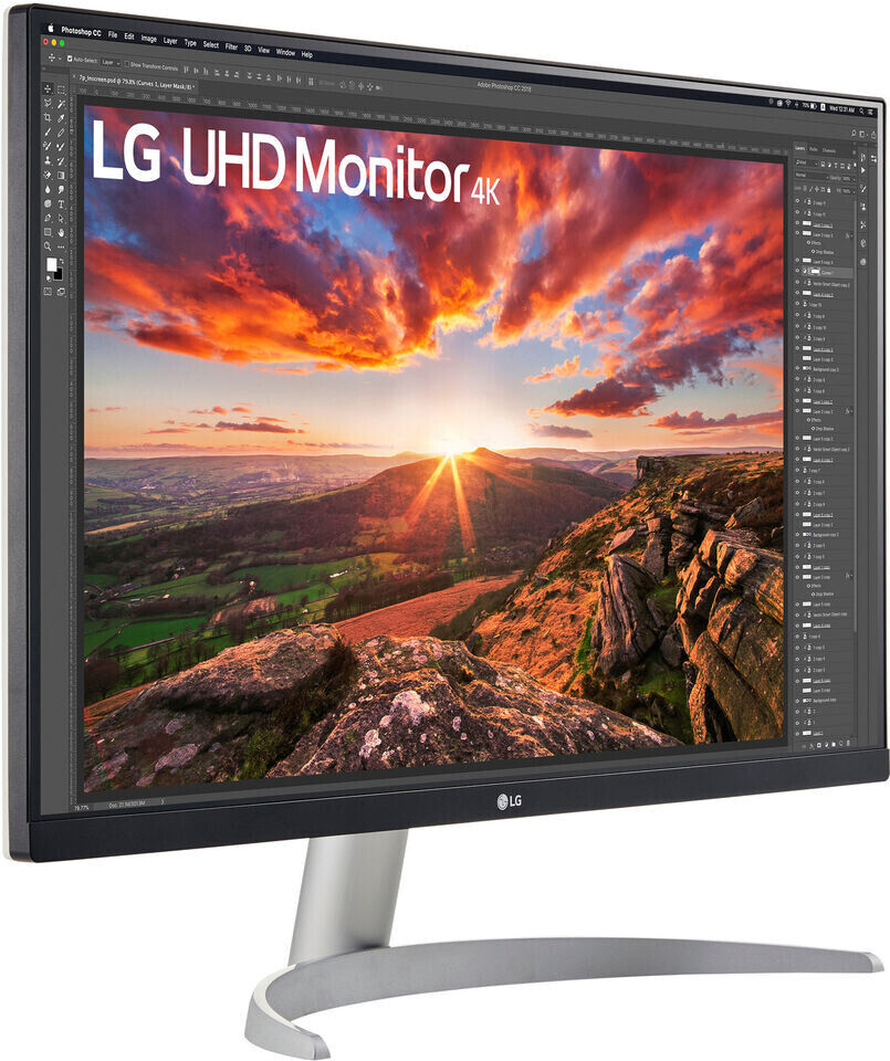 LG IPS 27UP600-W.AUM 27 inch Widescreen LED Monitor