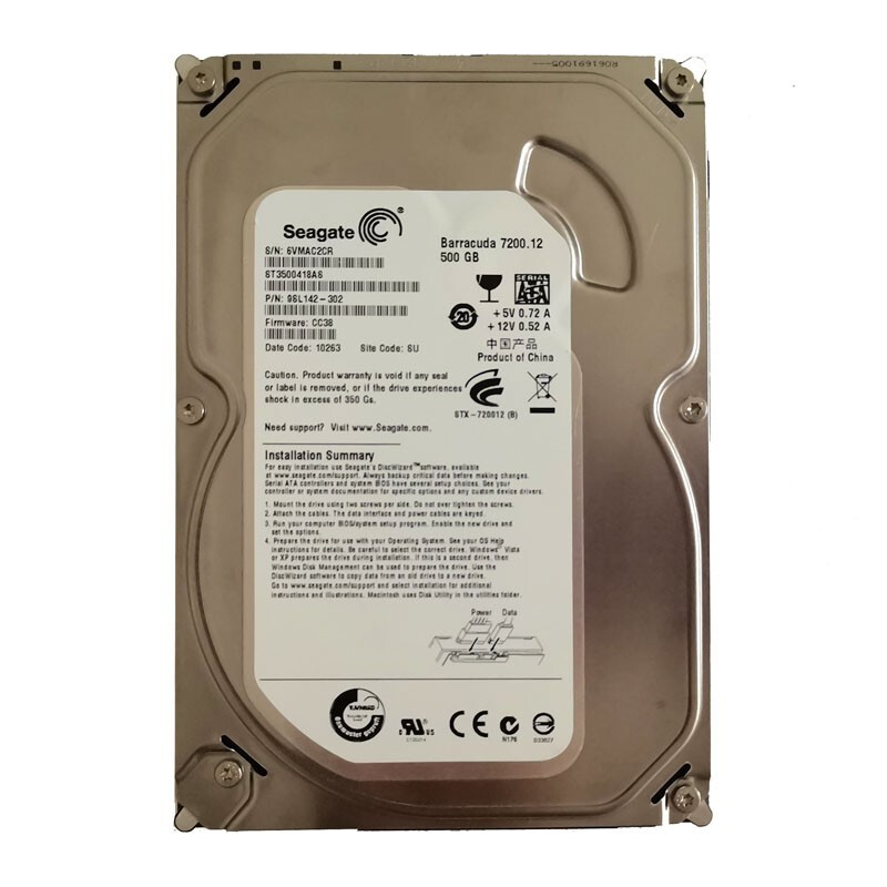 1pcs Seagate 500GB ST3500418AS 7200 RPM SATA 3.5" Desktop HDD Hard Disk Drive