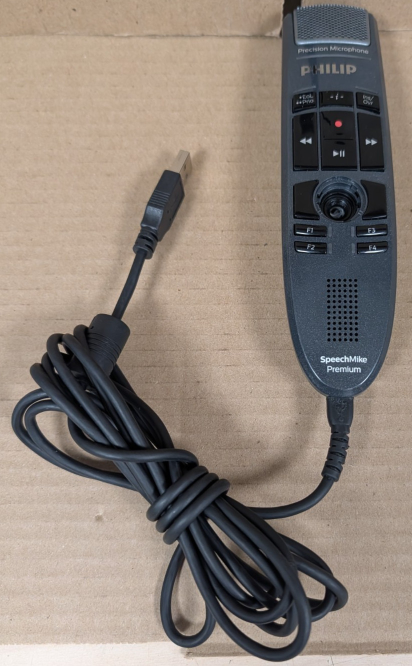Philips SpeechMike Premium LFH3500/00 USB Dictation Microphone (no life)