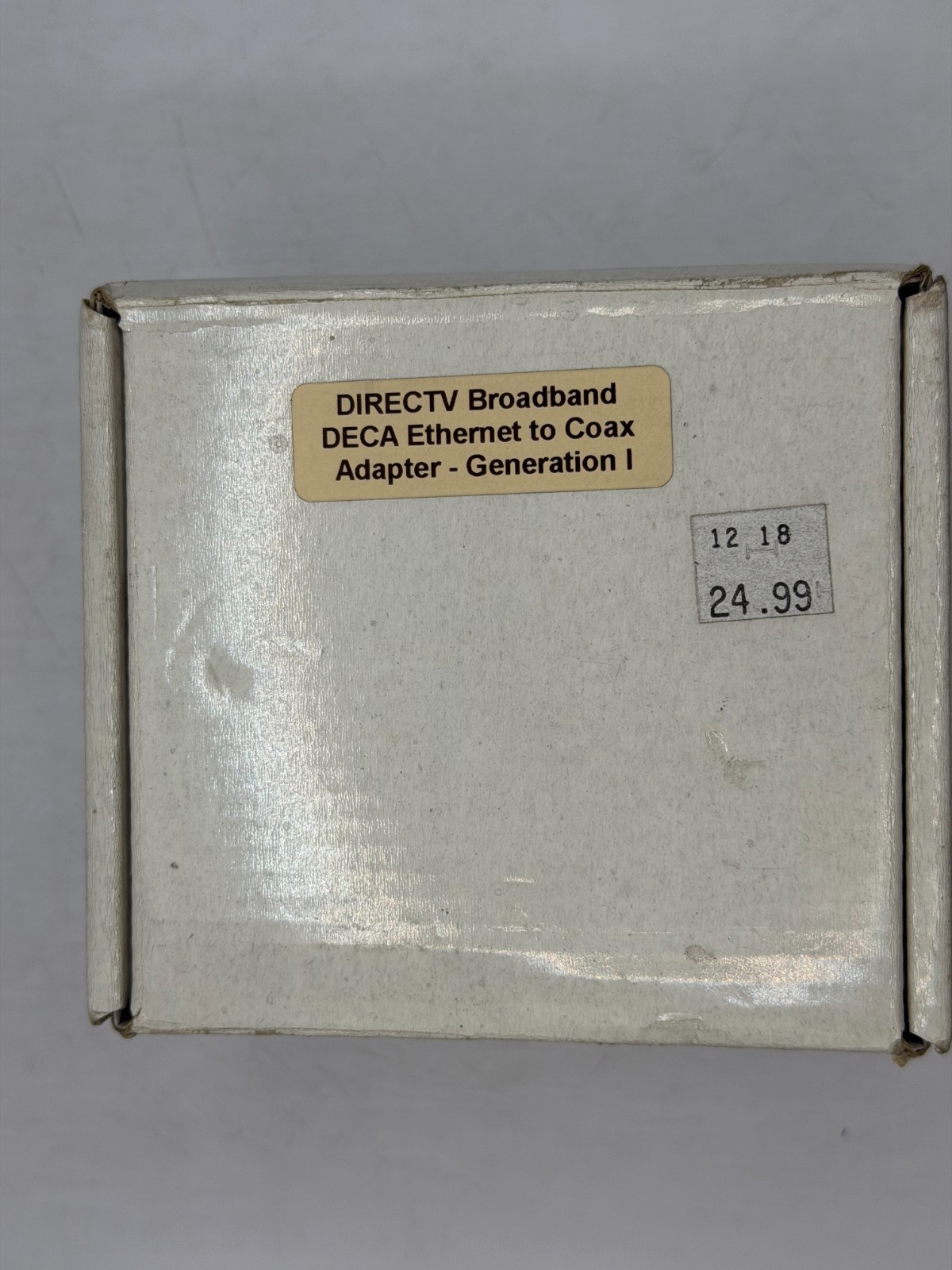 GENUINE DIRECT TV BROADBAND DECA ETHERNET TO COAX ADAPTER
