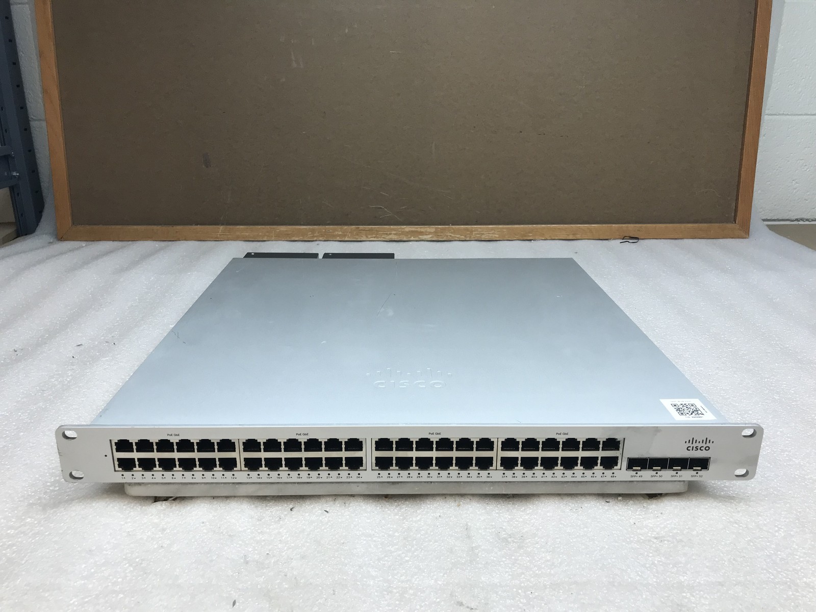 Cisco Meraki MS350-48FP 48-Port Gigabit Ethernet Switch PoE Dual PSU Unclaimed