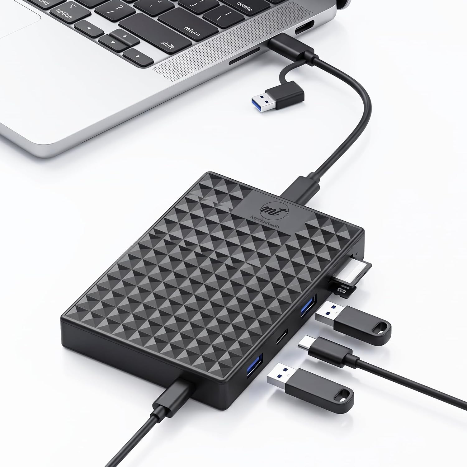 Nexus 1TB Portable External Hard Drive with Built-In Docking Station -5-In-1