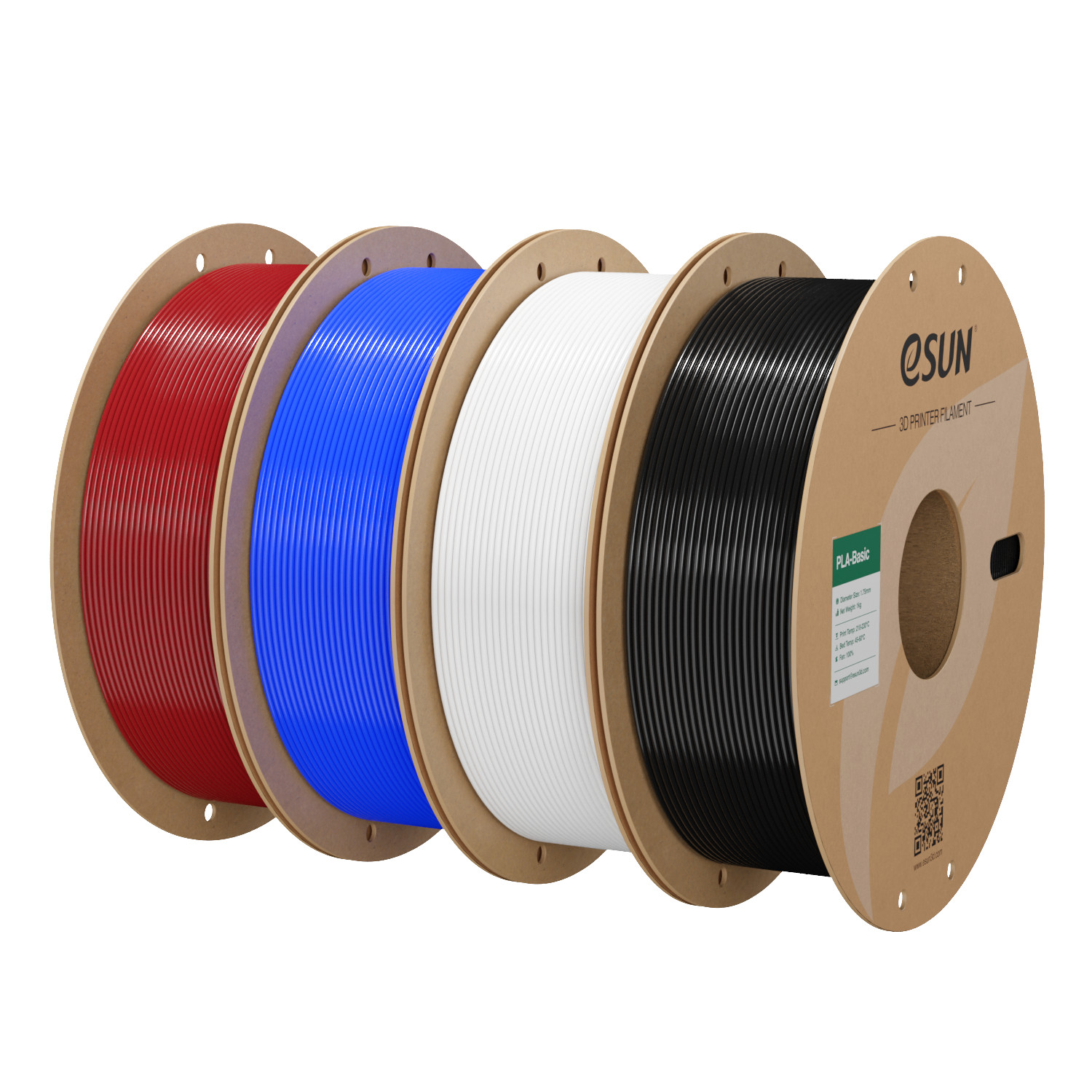 【4KG Bundle】eSUN PLA Basic 3D Printer Filament High Speed PLA Filament 1.75mm US
