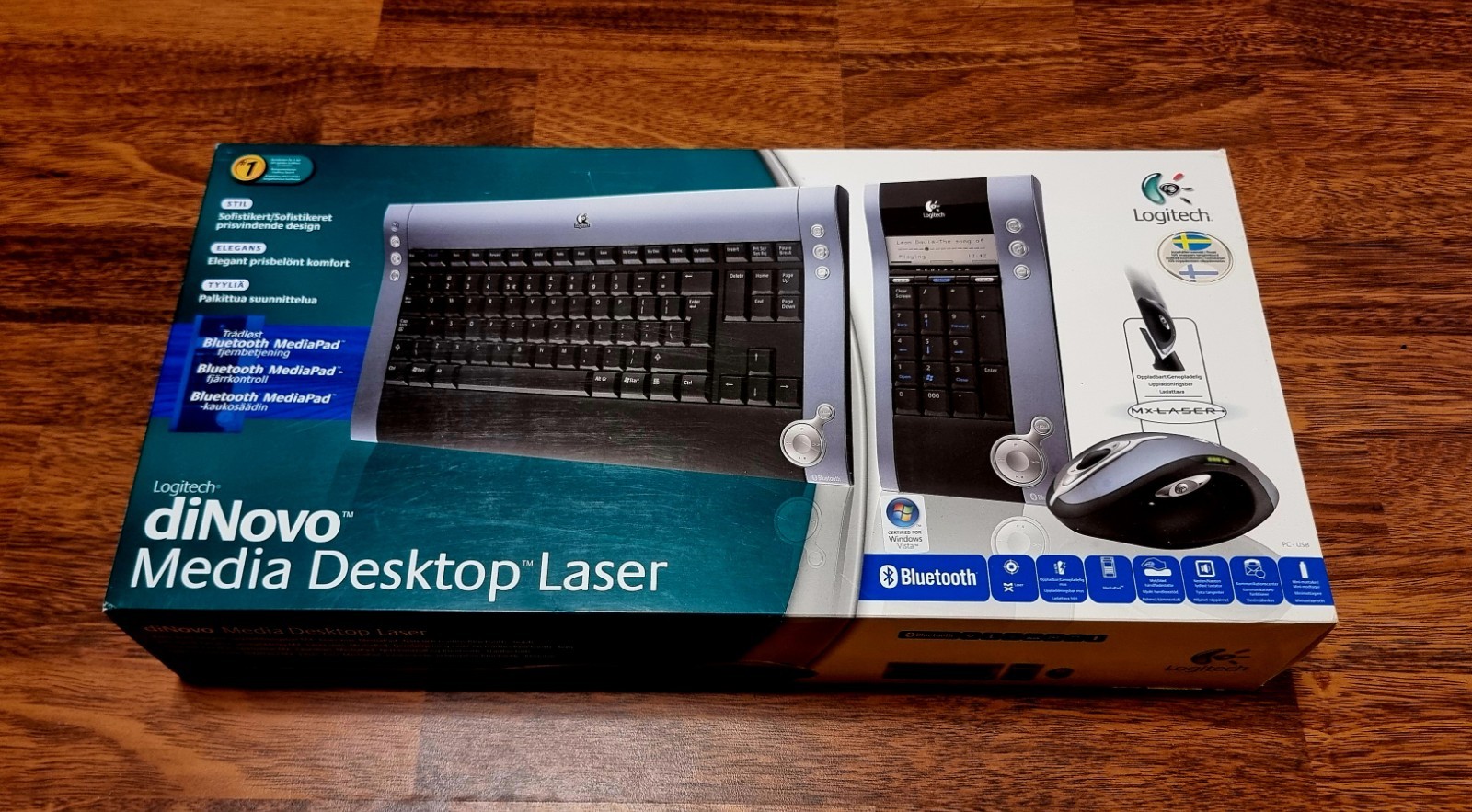 Logitech diNovo Media Desktop Laser - Swedish Layout - pristine condition