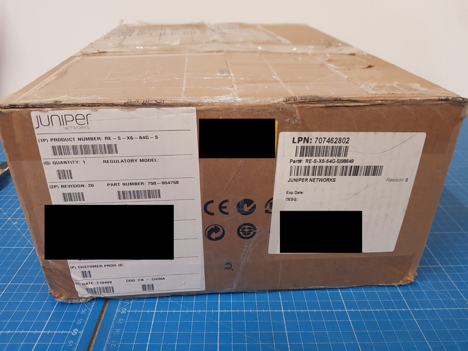 JUNIPER RE-S-X6-64G-S ROUTING ENGINE 6 CORE 2.0GHZ WITH 64G Expansion Modules