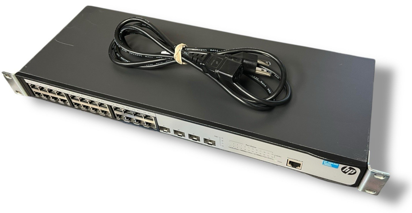 HP 1920-24G JG924A 24-Port Fully Managed Gigabit Ethernet Network Switch 4x SFP
