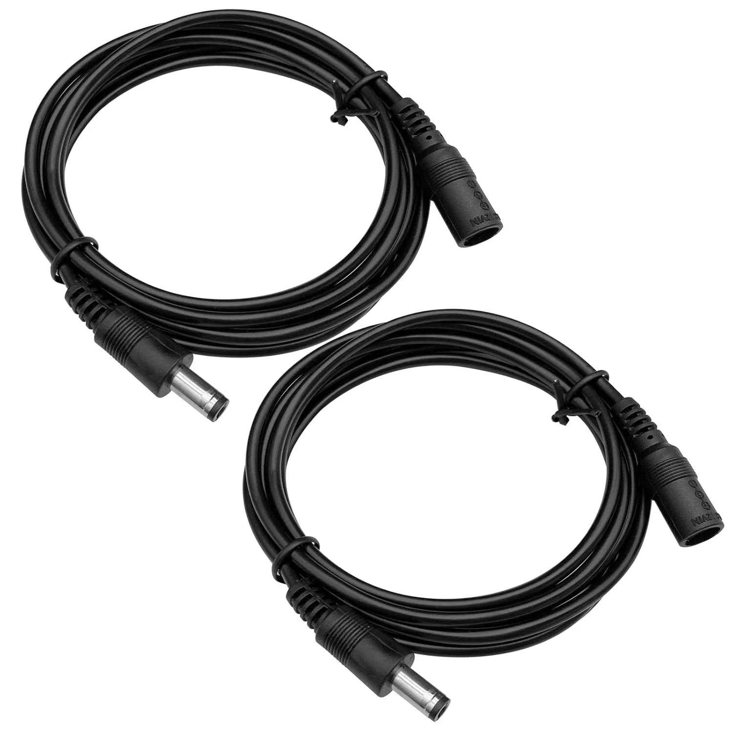 2 Pack 3ft DC Power Extension Cable 5.5mm*2.1mm Male to Female Power Cord for...