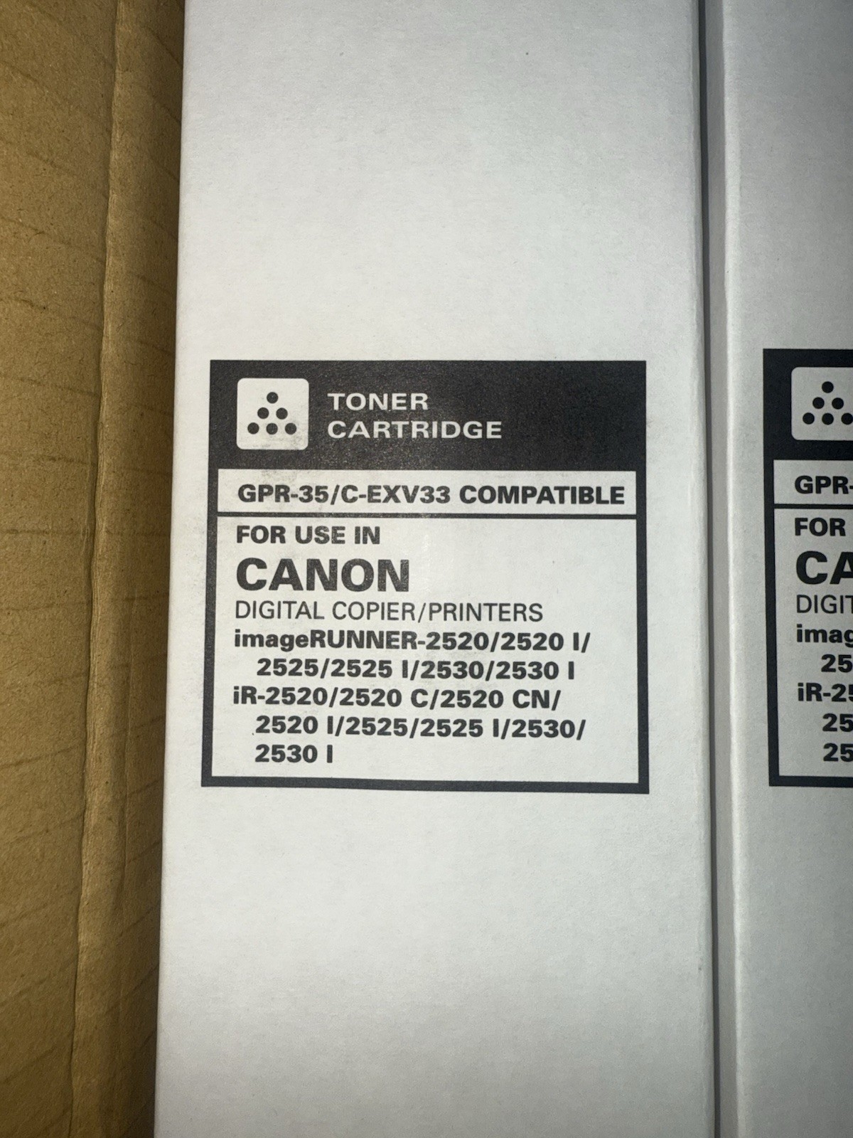 Canon GPR-35 C-EXV33 High Performance Printer 2520-2520I 2525 2525I 2530 2530I 1