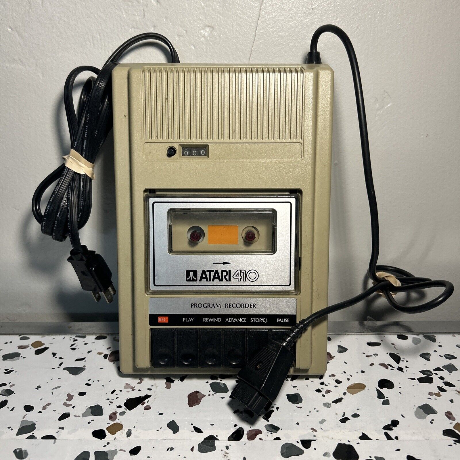 Vintage Atari 410 Cassette Program Recorder - Video Game Accessory. Repair Parts