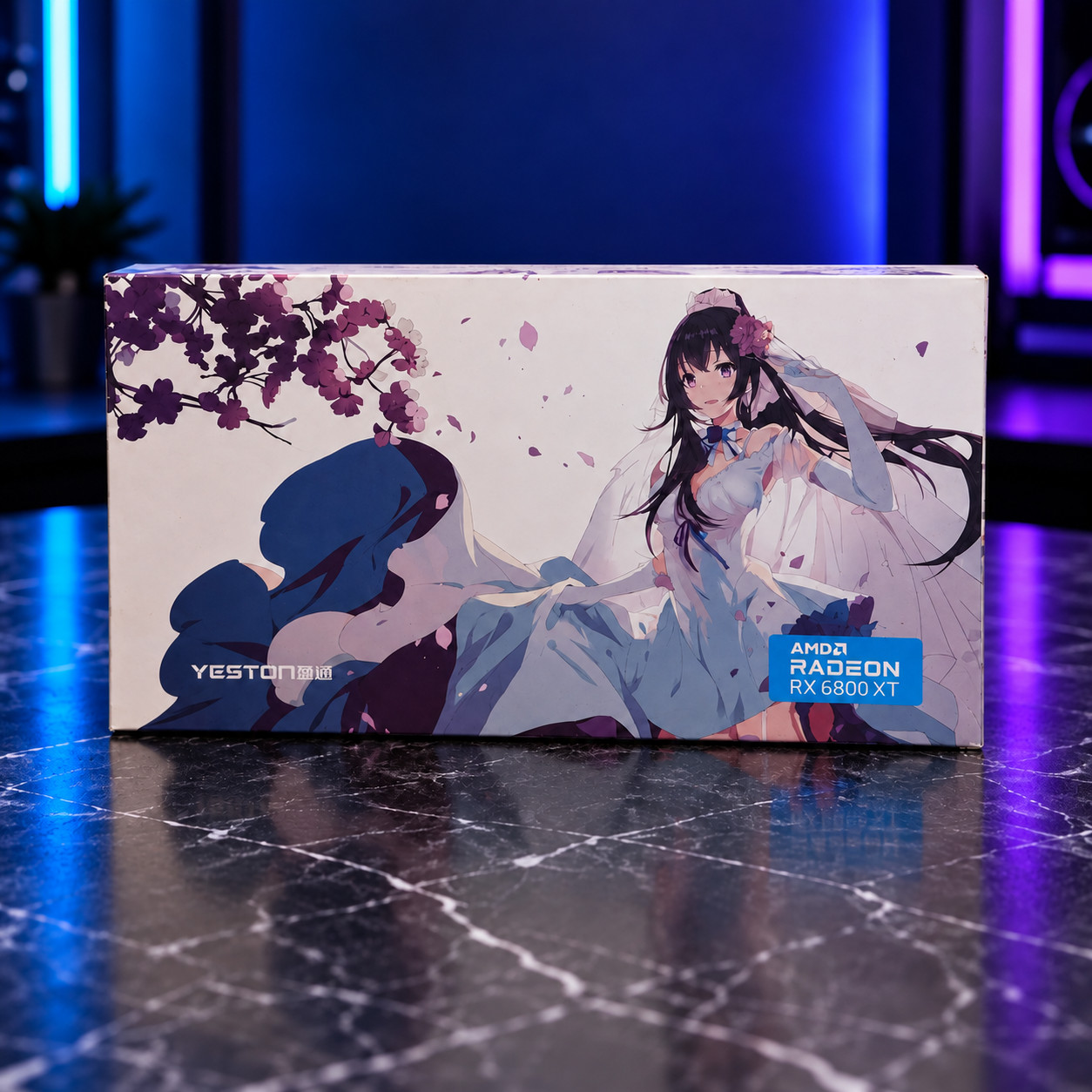 Yeston Sakura AMD Radeon RX 6800 XT White/Purple (Used)