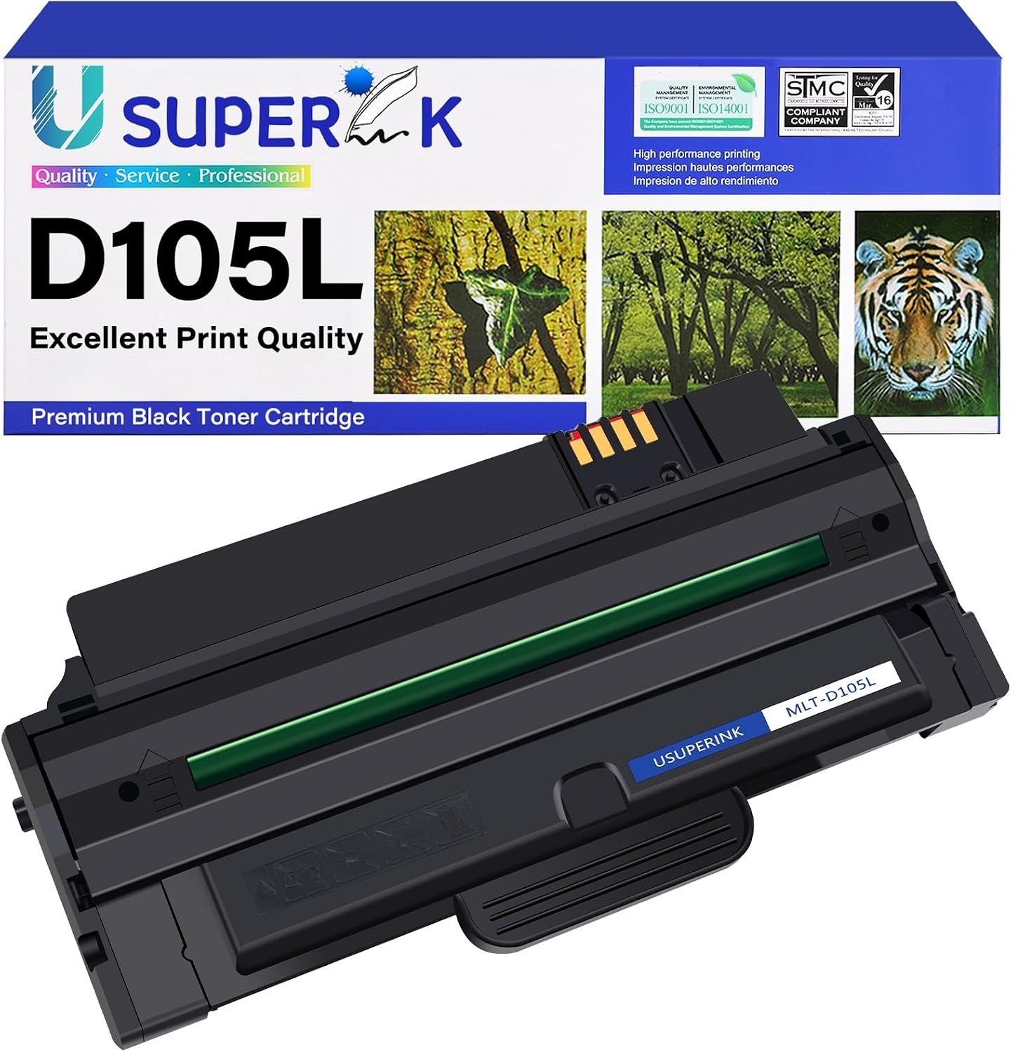MLT-D105L Compatible Toner Cartridge Replacement for Samsung MLTD105L 105L Use w