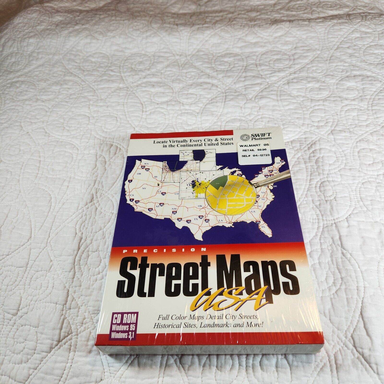 NIB Precision Street Maps CD ROM Windows 95 3.1 1997