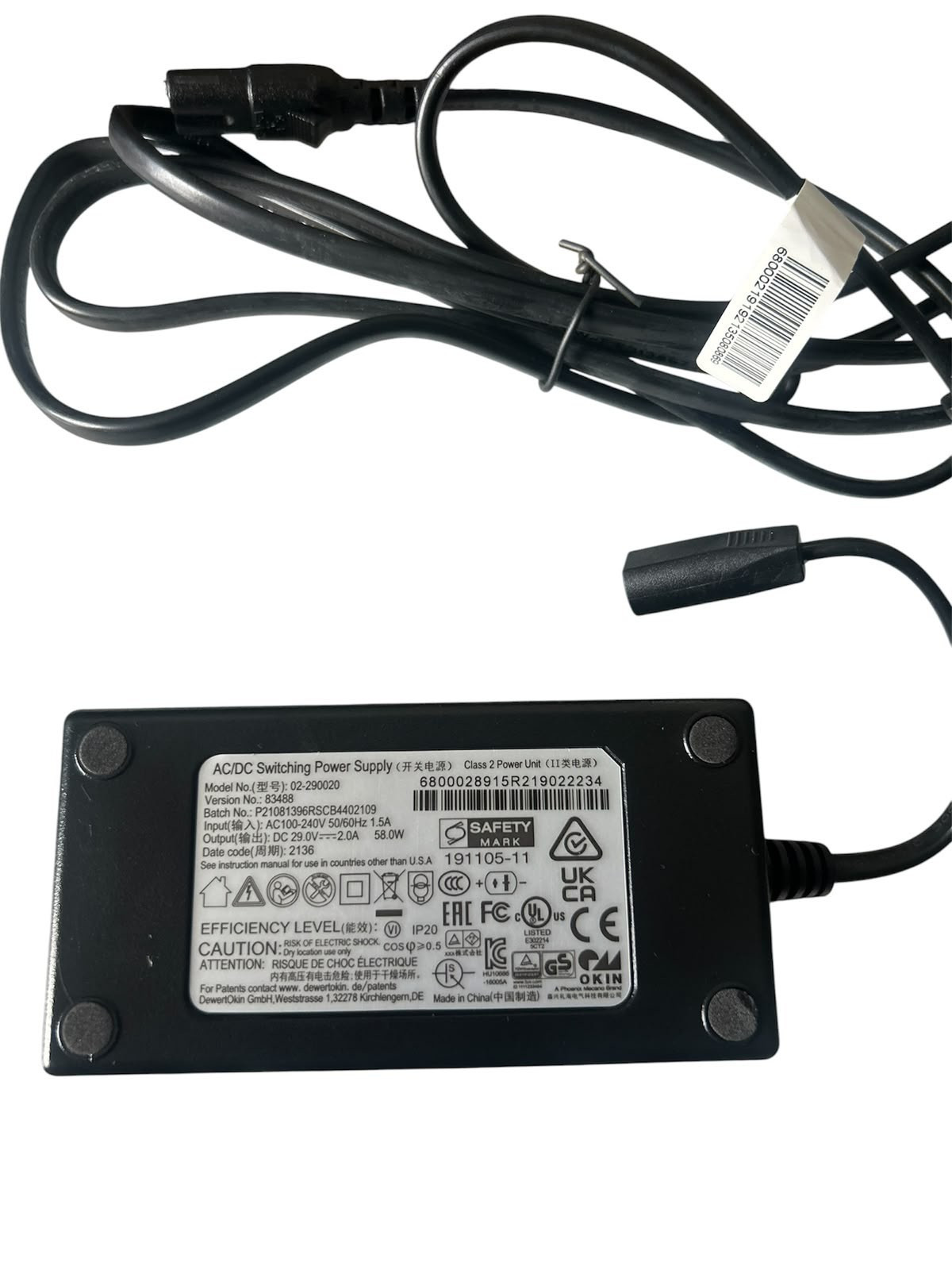 New 2PC AC/DC 02-290020 Power Switching Supply For Okin