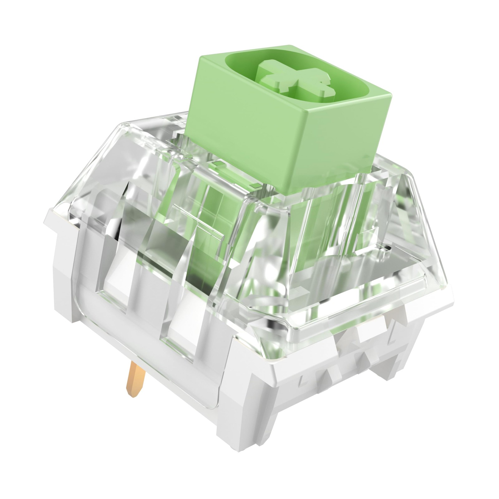 Kailh Box Jade Switches Mechanical Gaming 3Pin 50gf Clicky Lubed 72 PCS