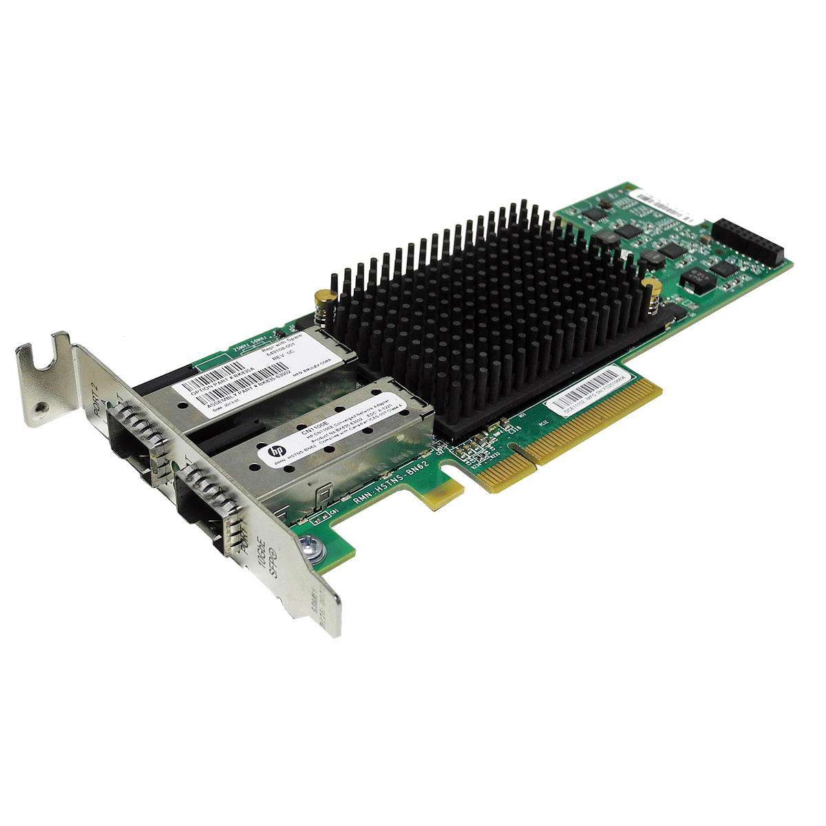 HP Dual Port CN1200E 10GbE FC SFP+ PCIe x8 CNA Card 767078-001 LP