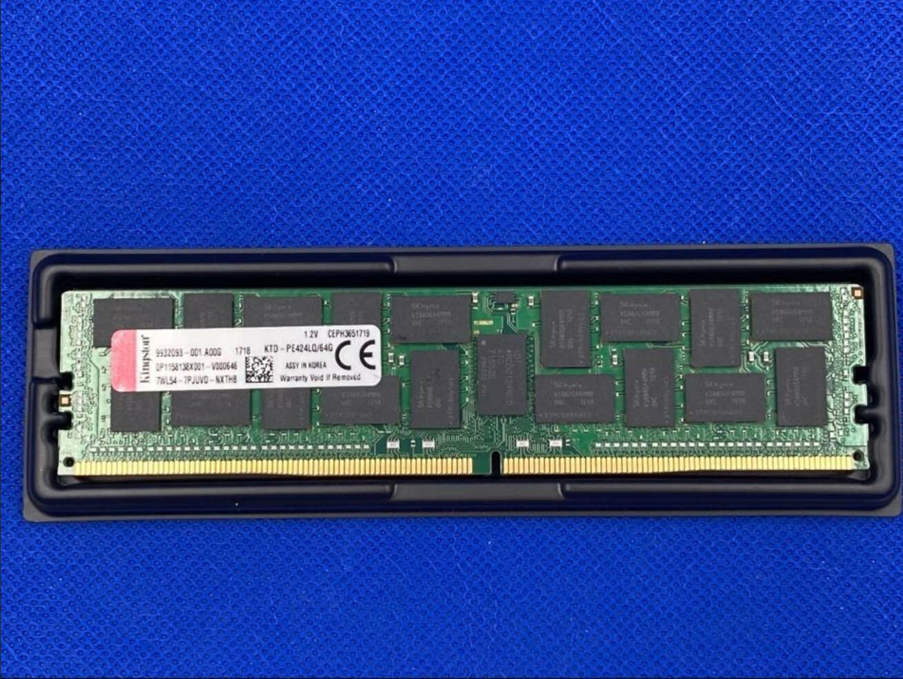 KTD-PE424LQ/64G Kingston 64GB (1X64GB) 2RX4 PC4-2400T MEMORY 