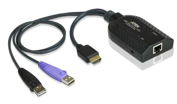 Aten KA7168-AX 111031 HDMI USB Virtual Media KVM Adapter Cable with Smart Ca ~E~