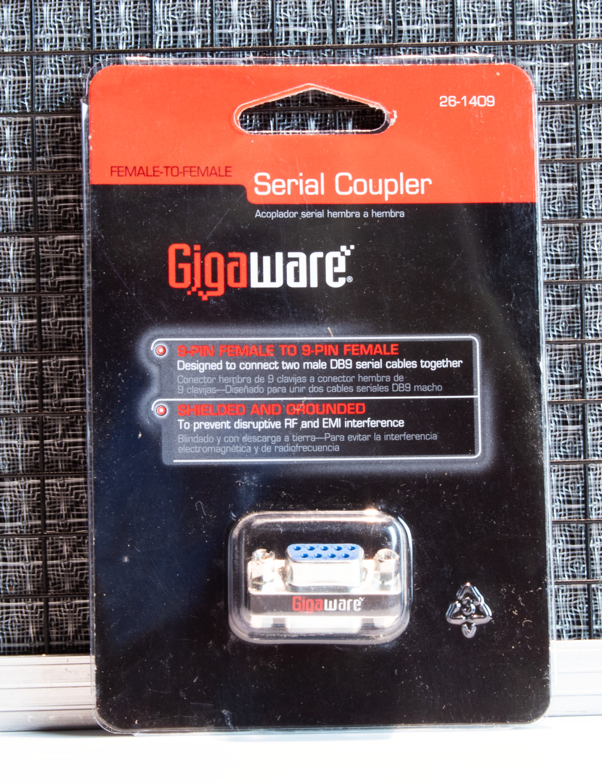 Gigaware 26-1409 9 Pin Female to 9 Pin Female Serial Coupler