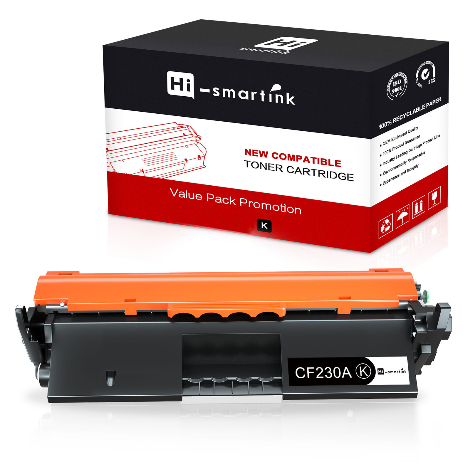 1-10 PK 30A Toner compatible with HP CF230A LaserJet M203d M203dn M203dw Lot