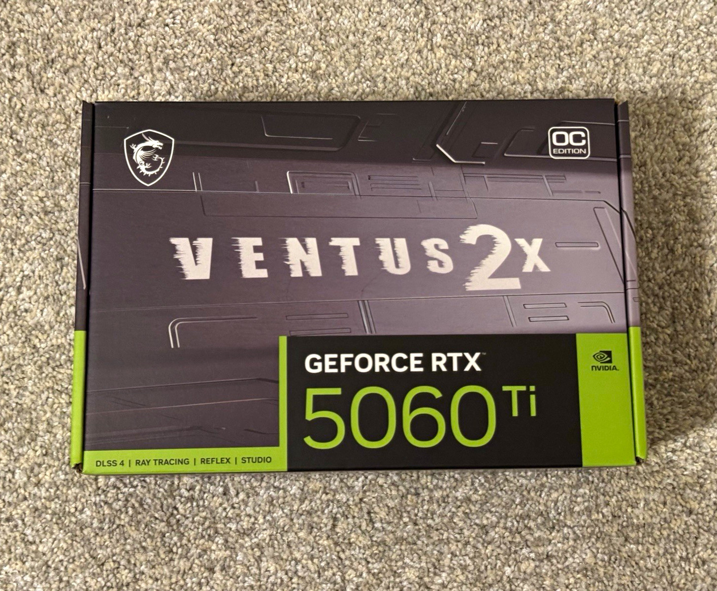 MSI Ventus 2X OC NVIDIA GeForce RTX 5060 Ti 16GB GDDR7 HDMI/DP GPU