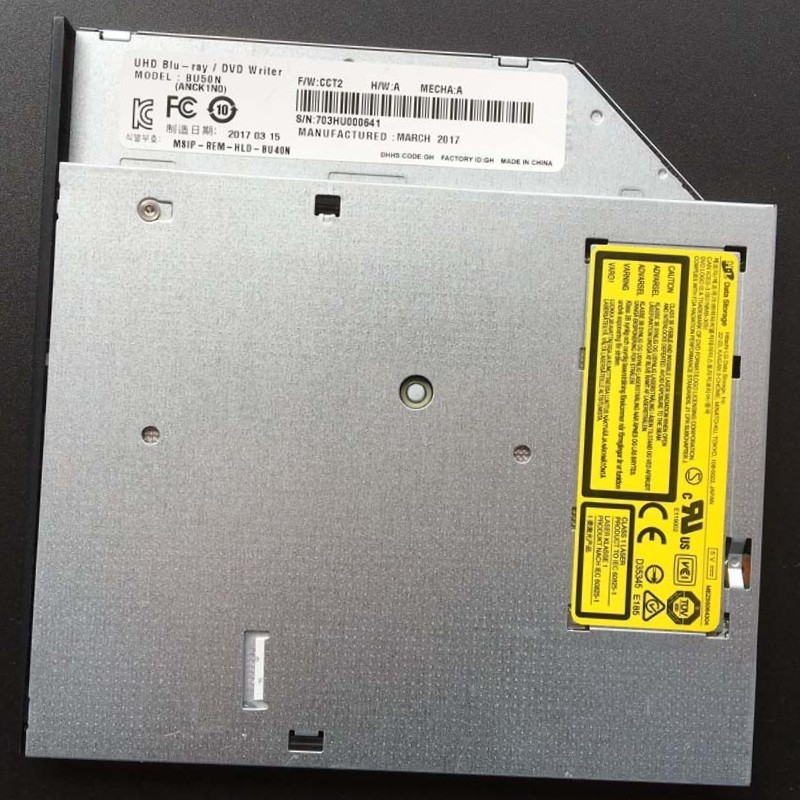 One HL BU50N New 6X UHD Blu-ray Burner BD-RE BDXL 100G 120GB Writer Drive 9.5mm
