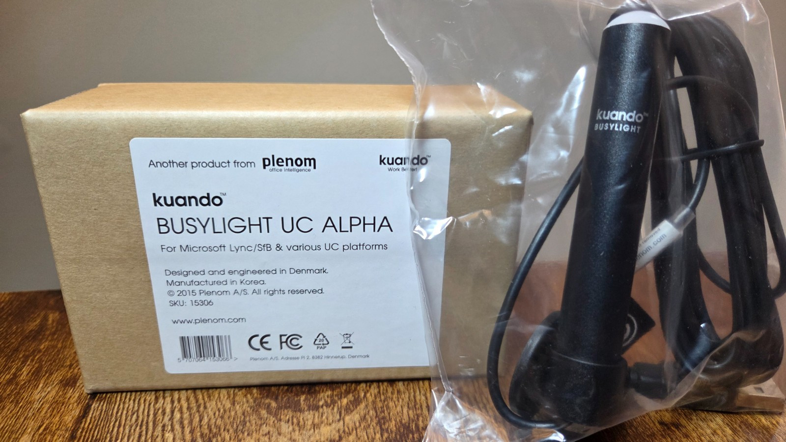 BUSYLIGHT UC ALPHA USB Plenom Kuando Microsoft Teams Cisco Webex Jabber Zoom NEW