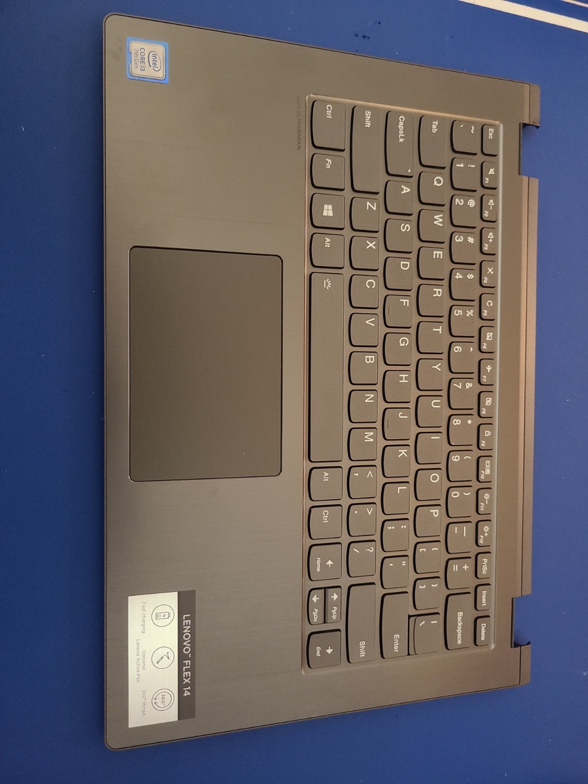 Genuine Lenovo Flex 6-14IKB  Palmrest + Keyboard + Touch Pad