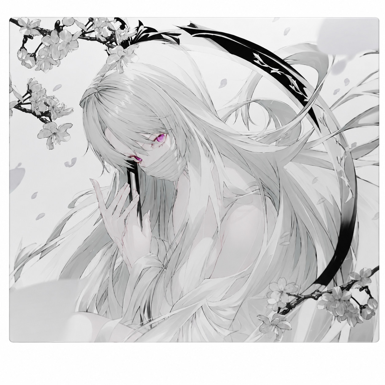 Kyomi Yuyo Glass Mouse Pad Rare Discontinued Collectible NEW