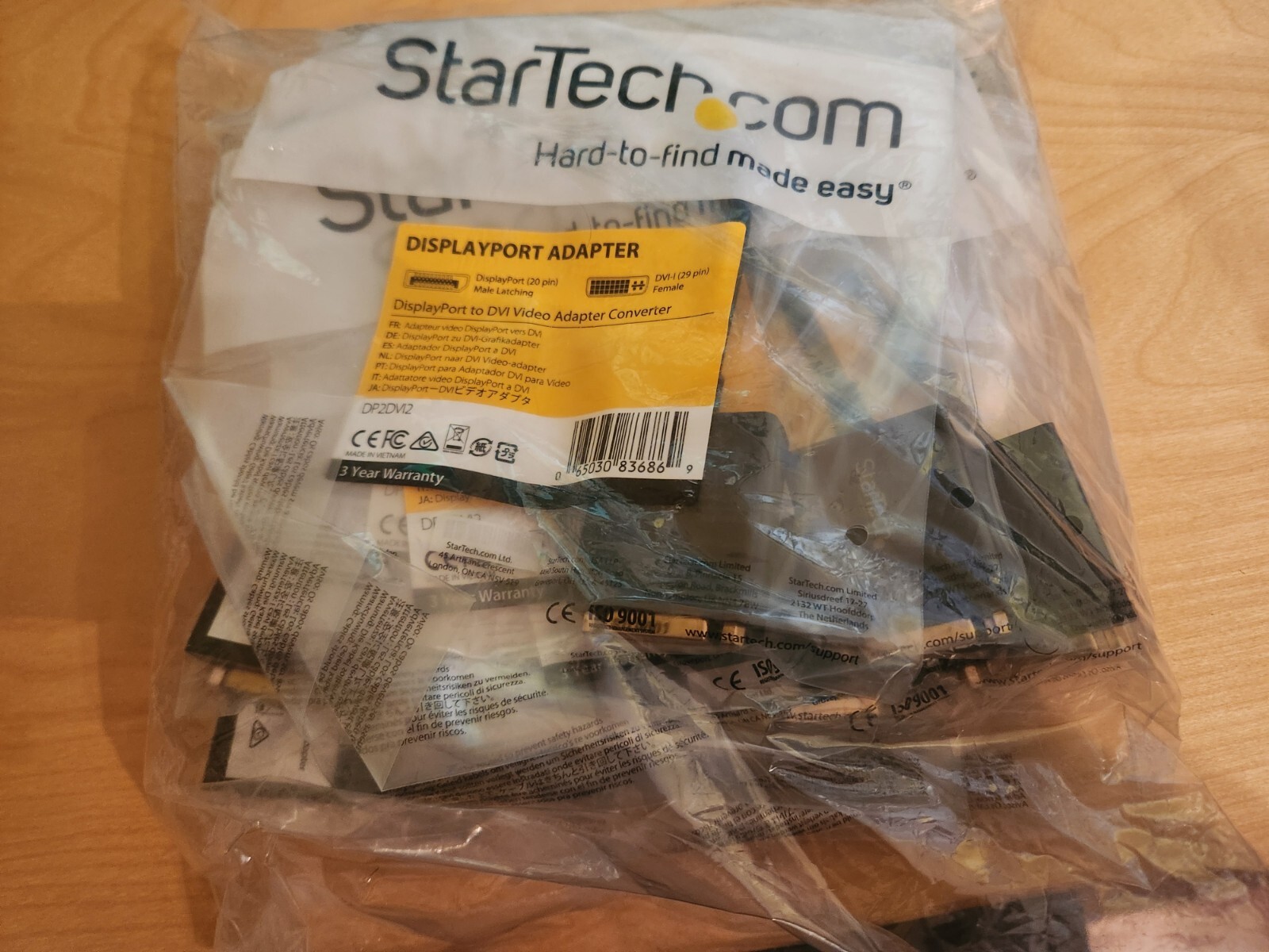 Lot of (10) StarTech DisplayPort to DVI Video Adapter Converter DP2DVI2