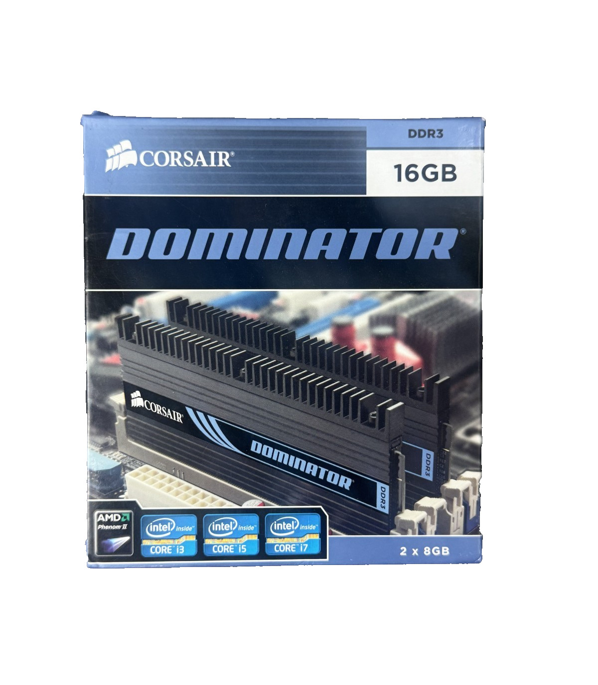 Corsair Dominator Ram DDR3 16gb (2X8GB) Pair Of Two 1600MHz Dram 1.5 V- New