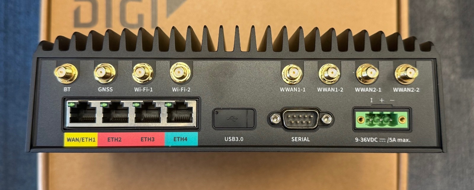 Digi WR54-A246-D0T WR54 Dual LTE-A Pro Industrial Cellular Router Open Box