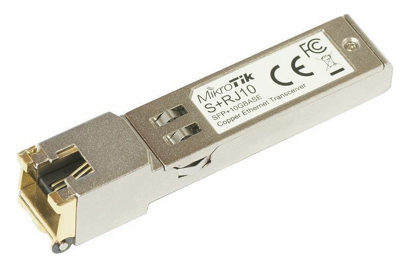 Mikrotik S+RJ10 SFP 6-speed RJ-45 module for up to 10 Gbps copper module