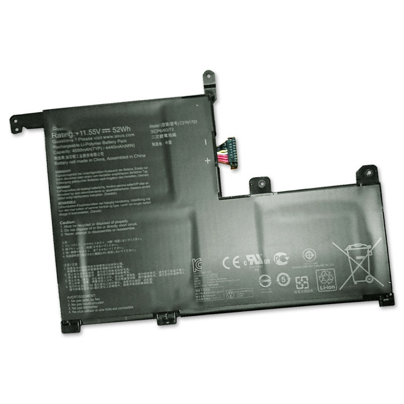 New Genuine C31N1703 3ICP6/60/72 Battery for Asus Zenbook Flip UX561UA Q505UA