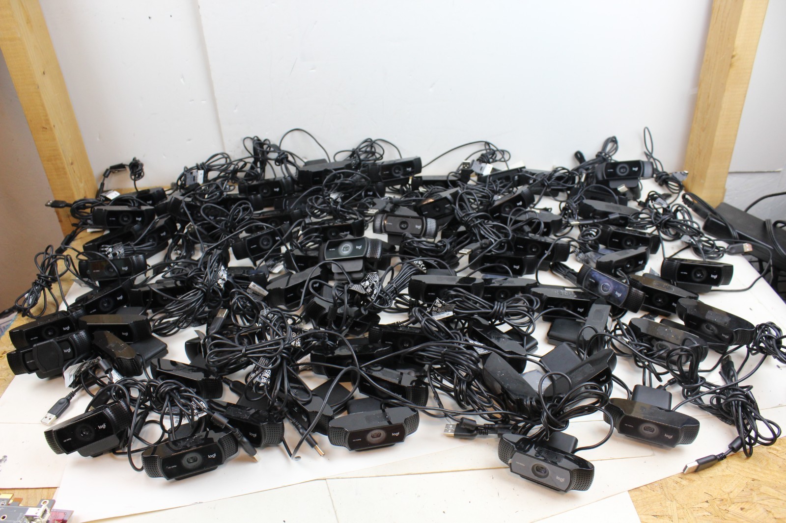 Lot of 70 used Logitech C920 1080p USB HD Pro Webcam web cams bulk