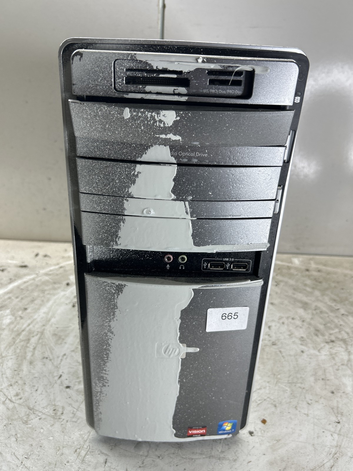 HP Pavilion p6654y AMD Athlon II X4 630 2.80GHz 4GB NO HDD