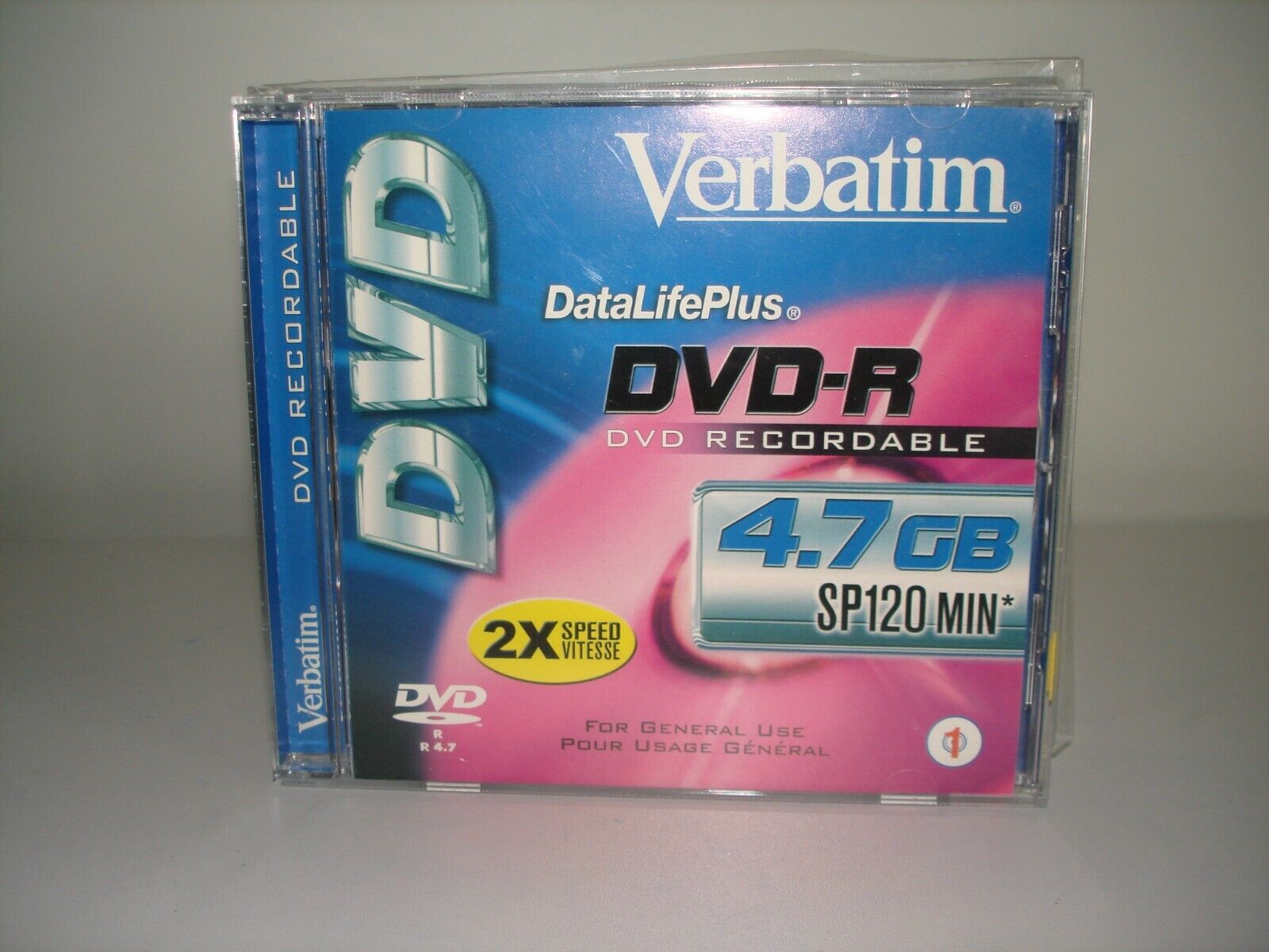 5 VERBATIM Blank DVD-R DVDR 16X 4.7GB Logo Branded Media Discs