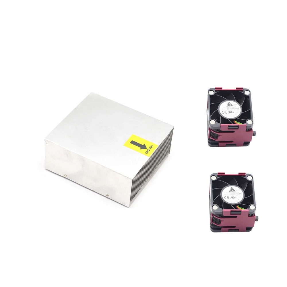 For HP 469886-001 ProLiant DL380 G6/G7 Heatsink & 2 Fans 496066-001 463172-001