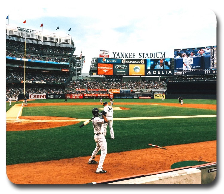 Yankee Stadium in New York - Mouse Pad / PC Mousepad - Baseball Sports Fan Gift